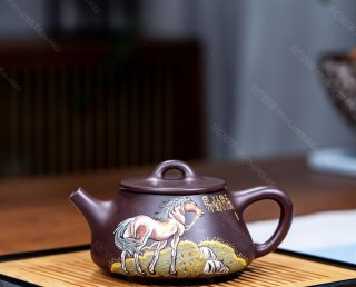 精工作品推薦！品名：馬到成功，泥料：原礦